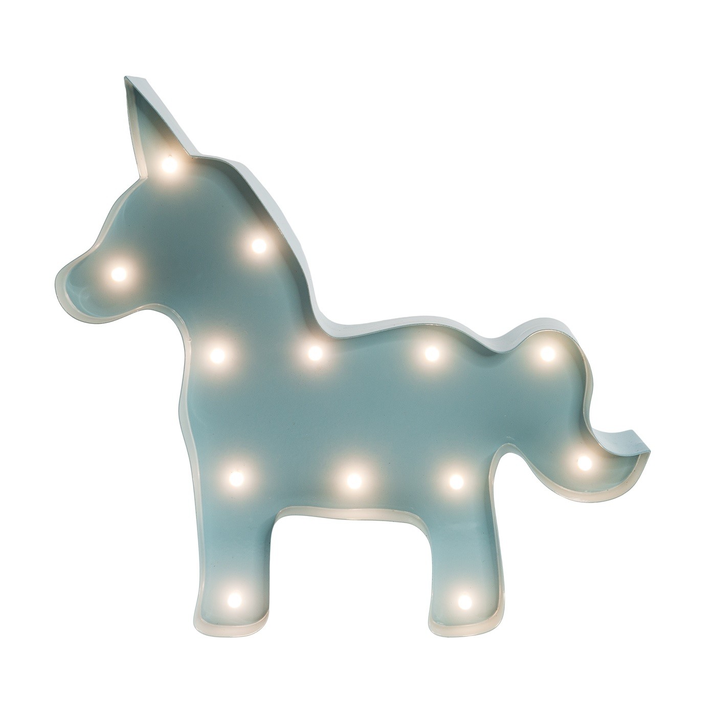 Lampe Licorne Bleu