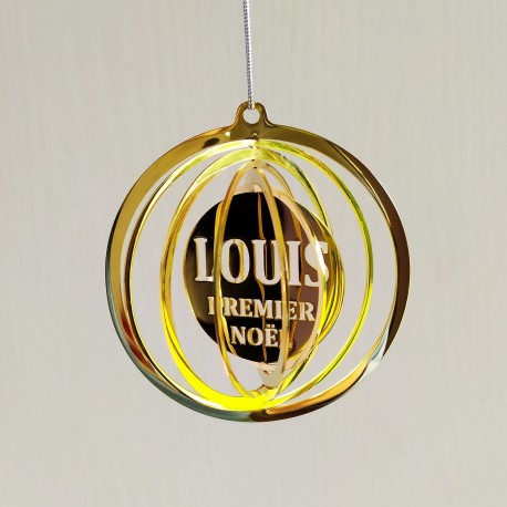 Boule De Noël Personnalisable Avec Prénom