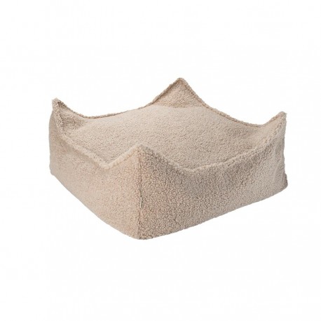 Pouf enfant carré Pillow beige